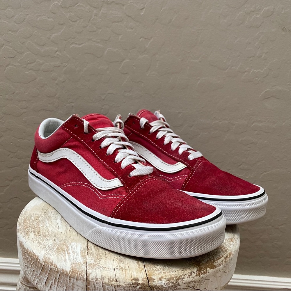 Red old sckool vans